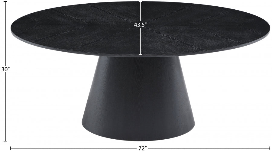 Gavin Dining Table - Black Color