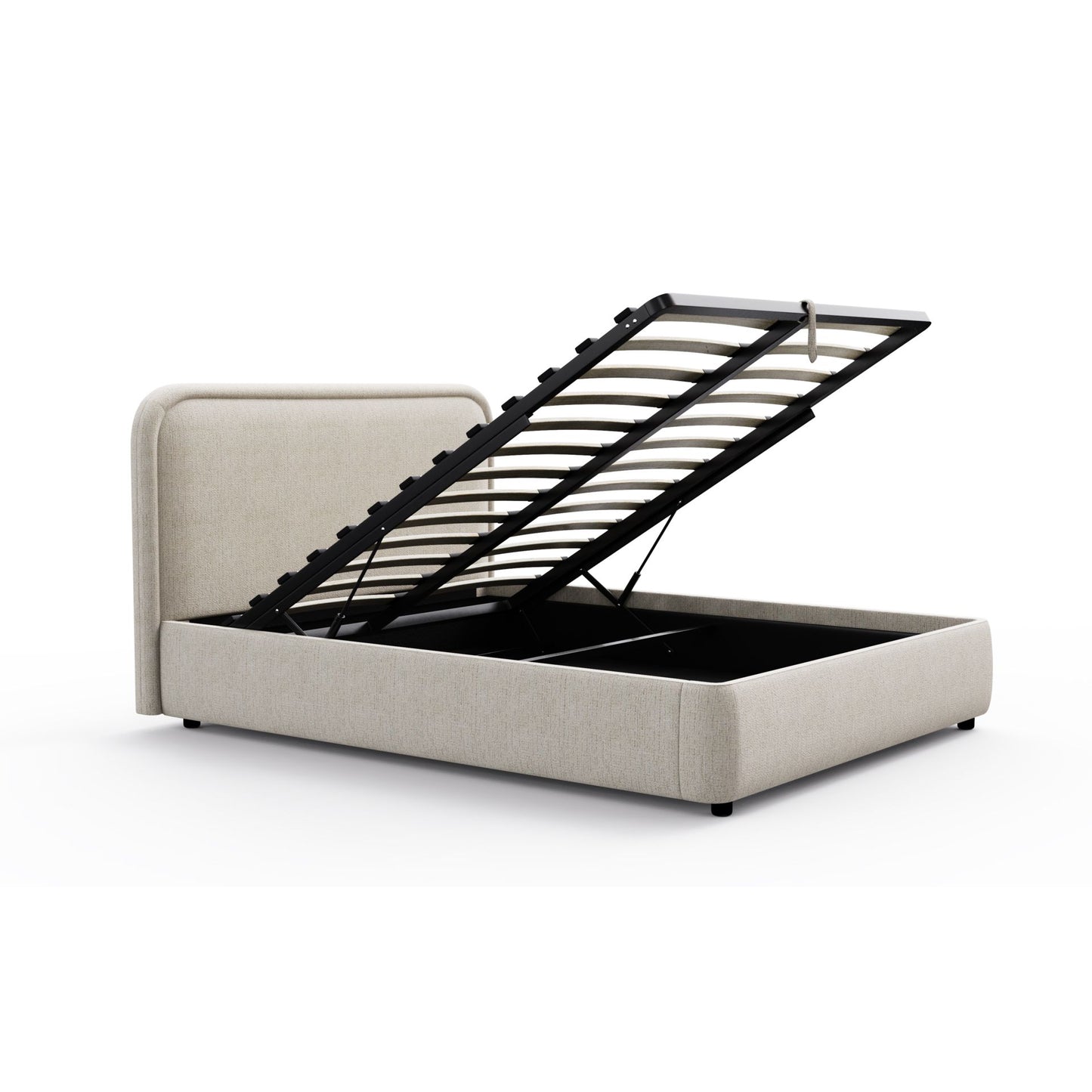 Aurora Storage bed - Ivory Boucle