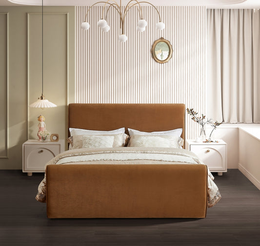 Saddle Velvet Bed