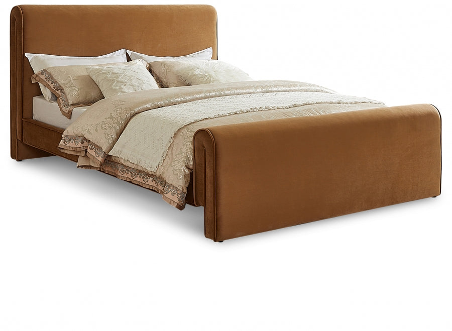 Saddle Velvet Bed