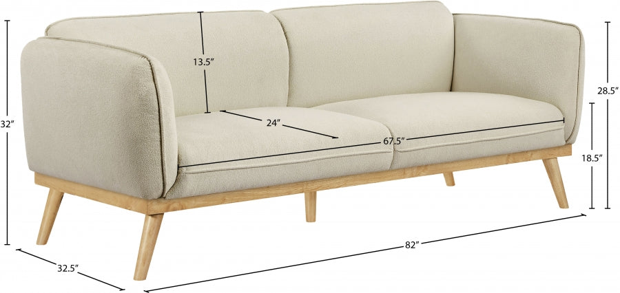 Nolita Boucle Fabric Sofa