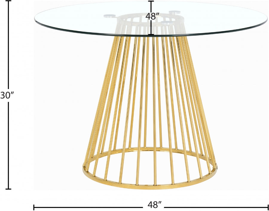 Gio Dining Table - Gold