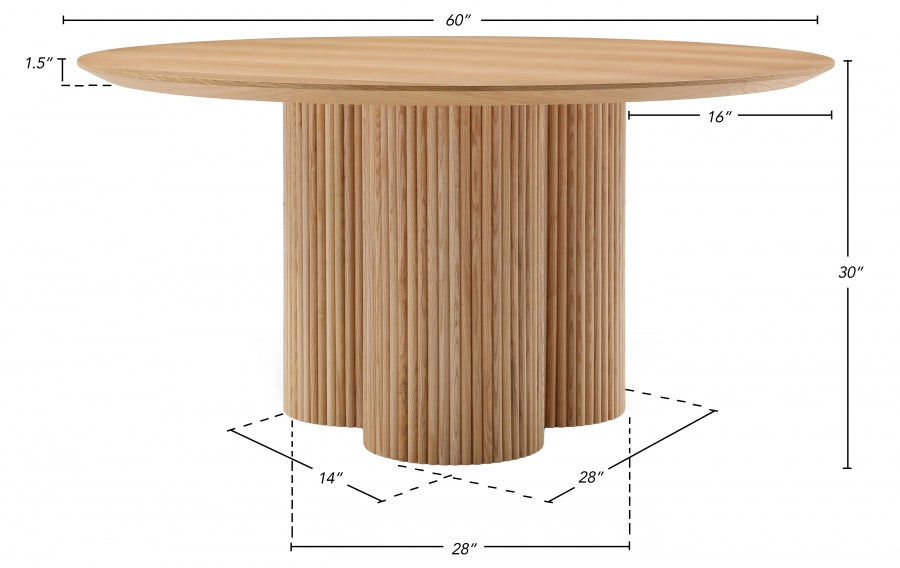 Simba Dining Table - Natural Oak