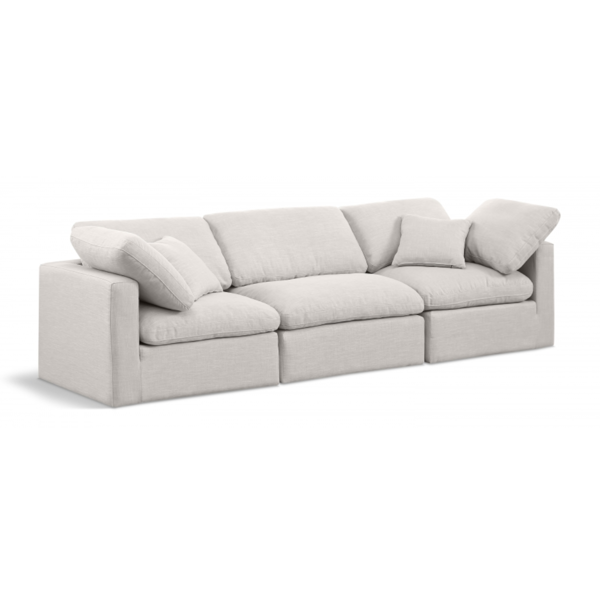 Indulge Linen Textured Fabric Sofa