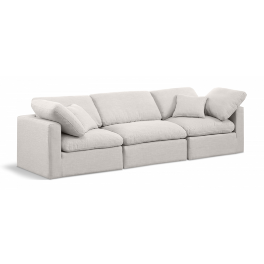 Indulge Linen Textured Fabric Sofa