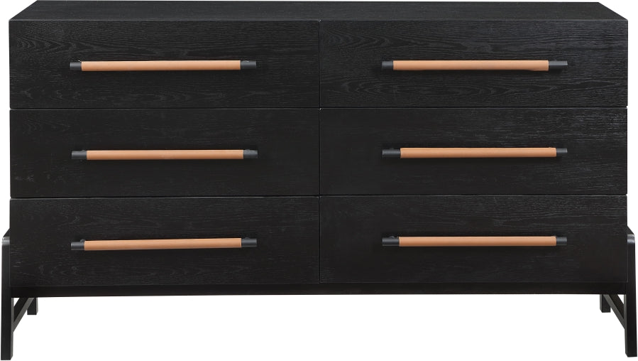 Rosedale 6 Drawer Dresser – Ebony Oak