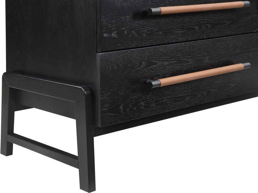 Rosedale 6 Drawer Dresser – Ebony Oak