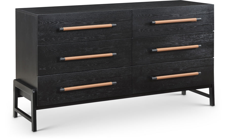 Rosedale 6 Drawer Dresser – Ebony Oak