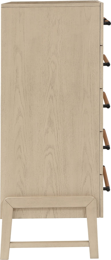 Rosedale 6 Drawer Tall Dresser – Yucca Oak Veneer