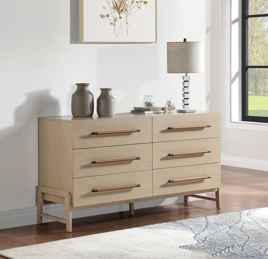 Rosedale 6 Drawer Dresser – Yucca Oak