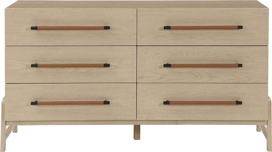 Rosedale 6 Drawer Dresser – Yucca Oak