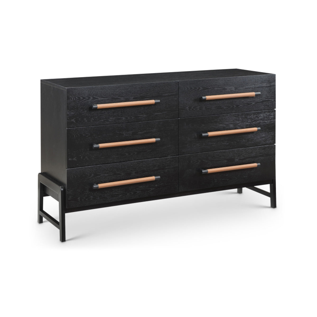 Rosedale 6 Drawer Dresser – Ebony Oak